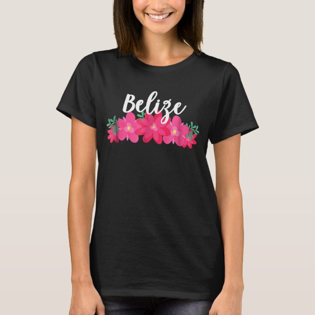 Camiseta Belize Férias Tropicais (Frente)