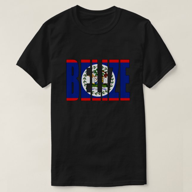 CAMISETA BELIZE FLAG (Frente do Design)