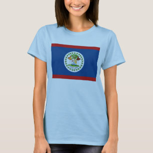 Camiseta Belize Flag x Map T-Shirt