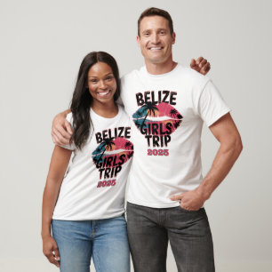 Camiseta Belize Girls Trip Adventure Tropical