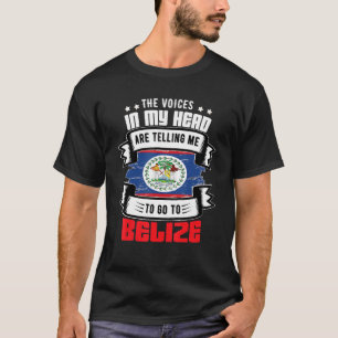 Camiseta Belize Na Minha Cabeça