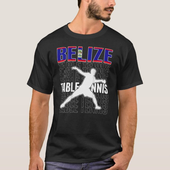 Camiseta Belize Ping Pong Belizean - Mesa do grupo Suppo (Frente)
