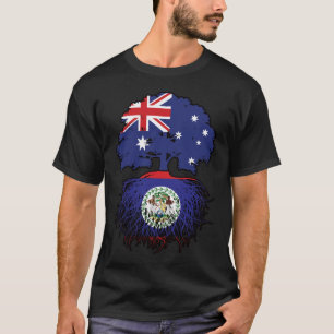 Camiseta Belize Raízes de Árvore Australiana Australiana