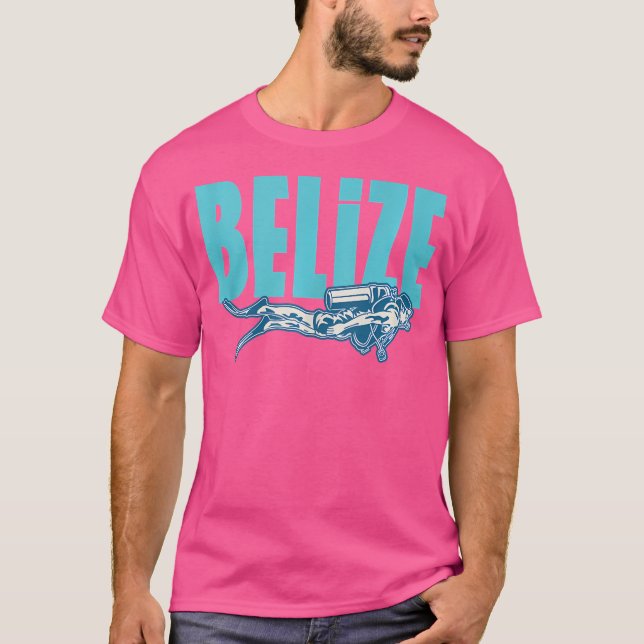 Camiseta Belize Scuba Diving (Frente)