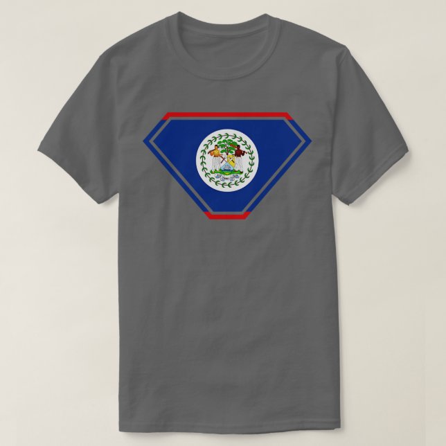 Camiseta Belize super-capacitado (Frente do Design)