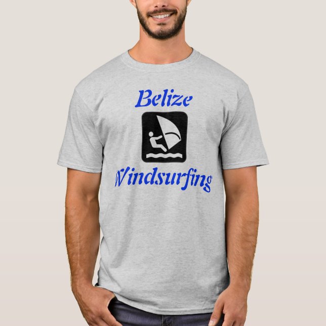 Camiseta Belize Windsurfing (San Pedro, Caye Caulker) (Frente)