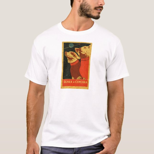 Camiseta Belka e Strelka (Frente)