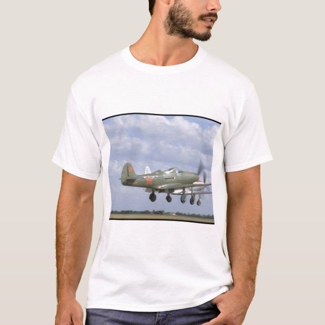 Camiseta Bell P39 Airacobra, P63 rei Cobra_WWII Plano (Frente)