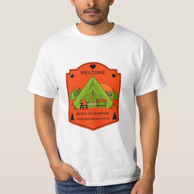Camiseta Bell Tent Glamping Business (Frente)
