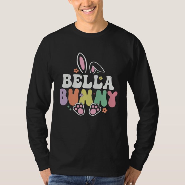 Camiseta Bella Bunny Women Easter Day Rabbit Grandma Family (Frente)