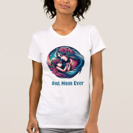 Camiseta Bella+Canvas Ajustado fino Um amor da mãe é para s