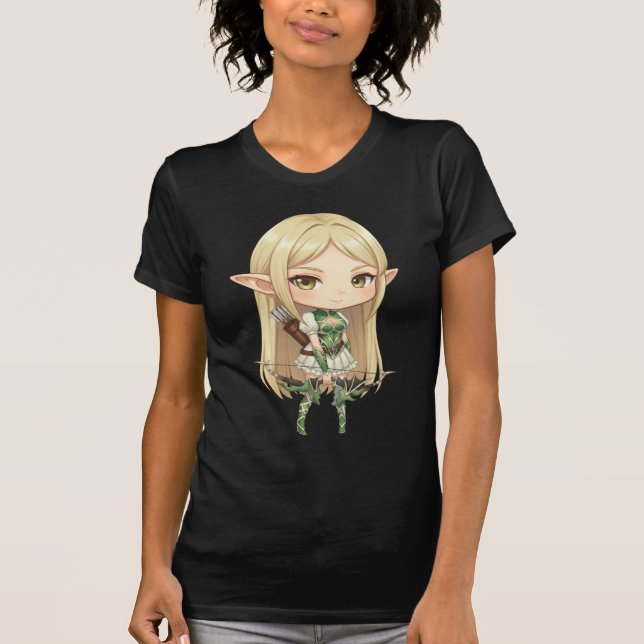 Camiseta Bella+Canvas Atirador Chibi [F] (Frente)