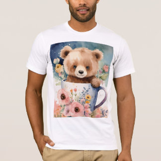 Camiseta Bella+Canvas com três misturas, branco, L