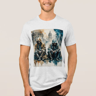 Camiseta Bella+Canvas de três blendas