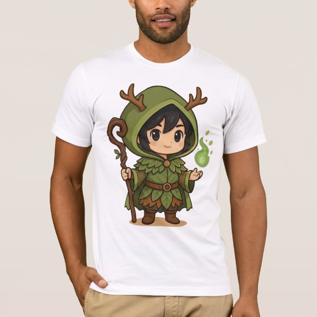 Camiseta Bella+Canvas Druida Fofo (Frente)