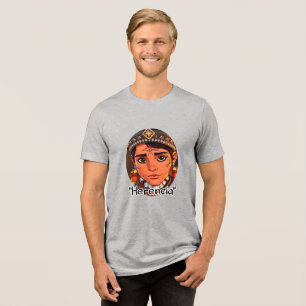 Camiseta Bella+Canvas em três blendas, triplo pret