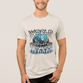 Camiseta Bella+Canvas em três blendas, triplo pret