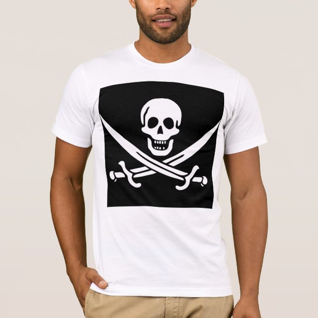Camiseta Bella+Canvas Jolly Roger (Frente)