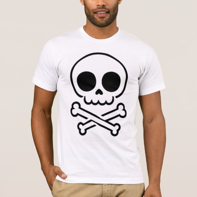 Camiseta Bella+Canvas Jolly Roger Fofo (Frente)