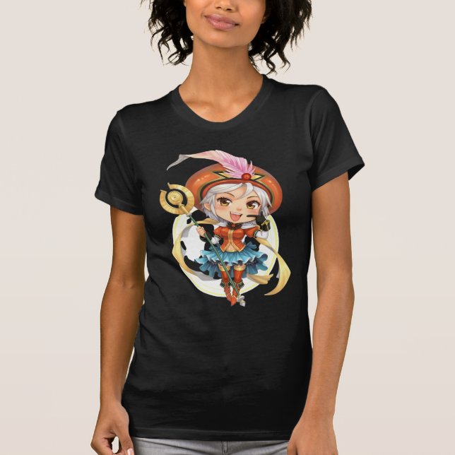 Camiseta Bella+Canvas Mago Elemental [F] (Frente)