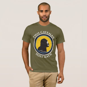 Camiseta Bella Canvas T-Shirt: Homem Inteligente de Matemát