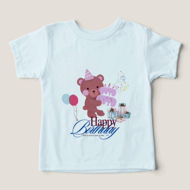 Camiseta Bella+Canvas Toddler com três misturas (Design frontal)