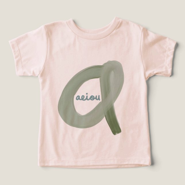 Camiseta Bella+Canvas Toddler com três misturas (Design frontal)