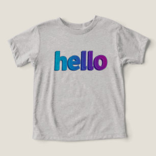 Camiseta Bella+Canvas Toddler com três misturas