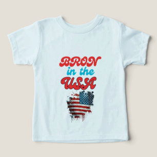 Camiseta Bella+Canvas Toddler com três misturas