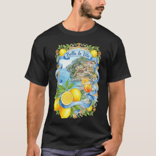 Camiseta Bella La Vita Italiana Capri Lemon Amalfi Costa