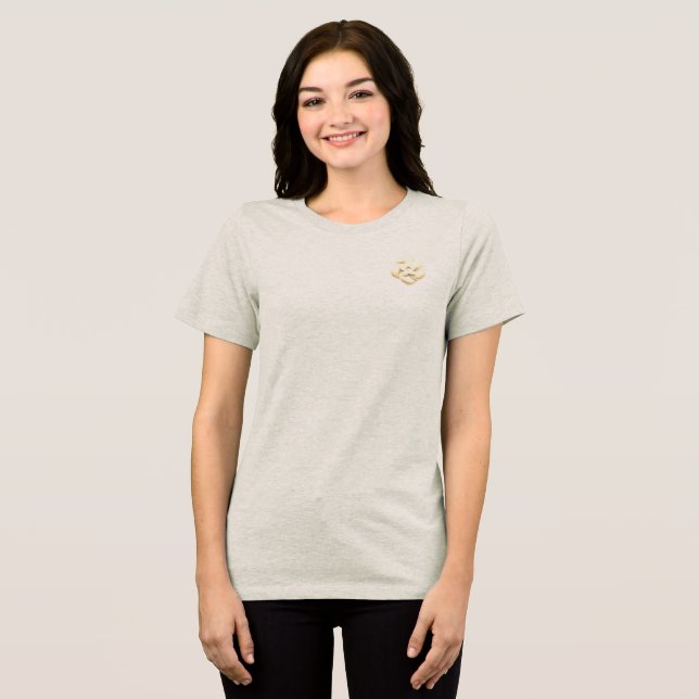 Camiseta BELLA MULHERES ESTILO FLORAL DESIGN (Frente Completa)