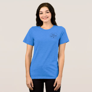Camiseta BellaCanvas em Azul Real com Opção de Log