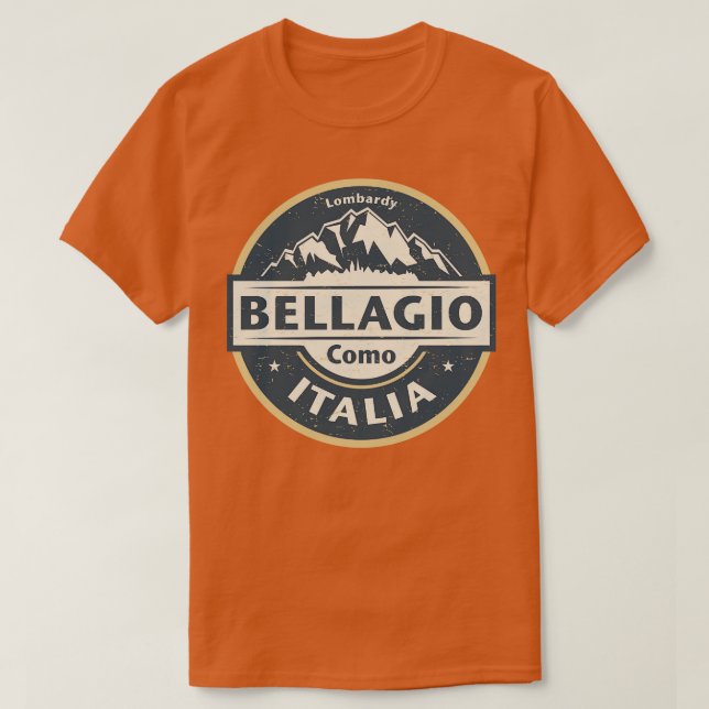 Camiseta Bellagio Itália (Frente do Design)
