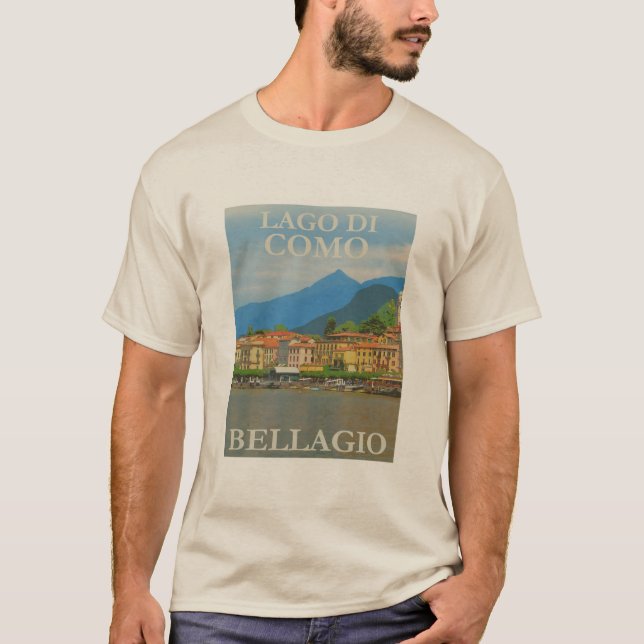 Camiseta Bellagio Itália Poster (Frente)
