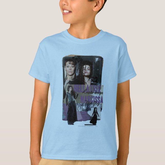 Camiseta Bellatrix Lestrange e Narcissa Malfoy (Frente)
