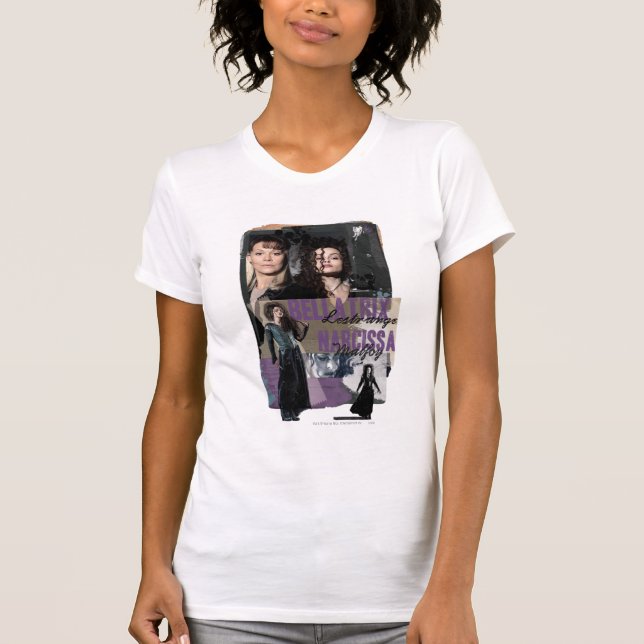 Camiseta Bellatrix Lestrange e Narcissa Malfoy (Frente)