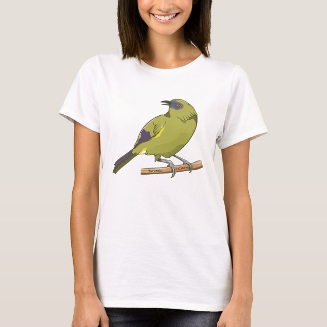 Camiseta Bellbird Korimako NZ (Frente)