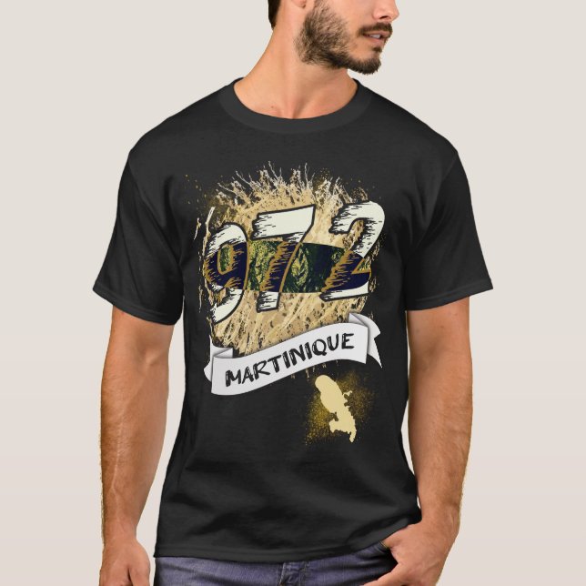 Camiseta belle idée de Cadeau originale de la Martinique (Frente)