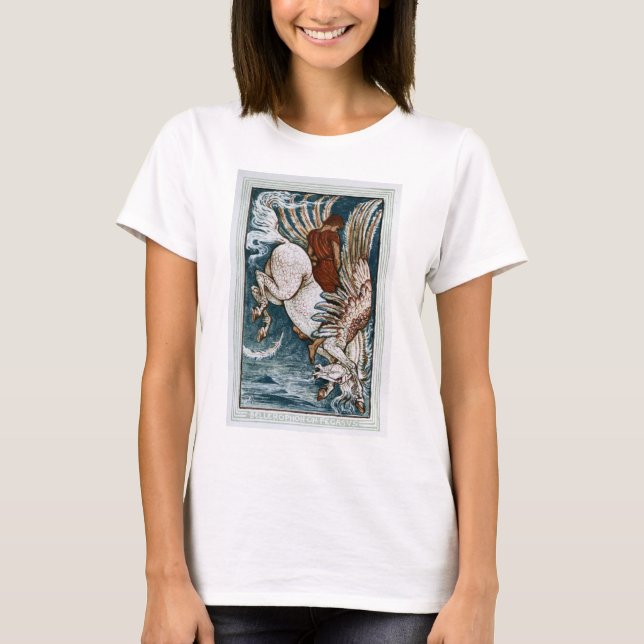 Camiseta Bellerophon em Pegasus (Frente)