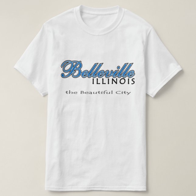 Camiseta Belleville, Illinois (Frente do Design)