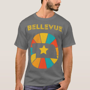 Camiseta Bellevue Nebraska Vintage angustiou Souvenir 1
