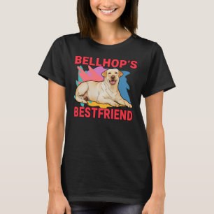 Camiseta Bellhop S Bestamigo Labrador Retriever Cachorro Mã