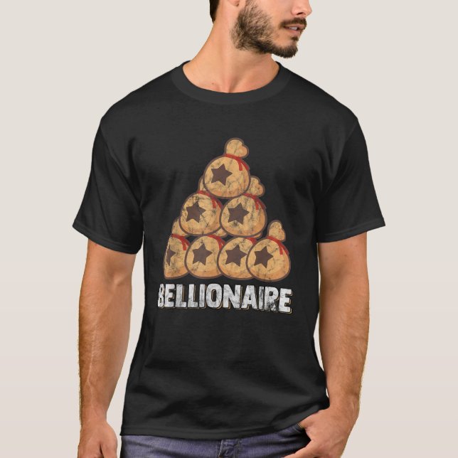 Camiseta Bellionário Economizando Milhões De Ativo Humor Pu (Frente)