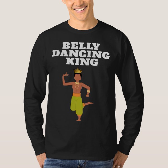 Camiseta Bellydancing King Boys and Mens Bellydancing (Frente)
