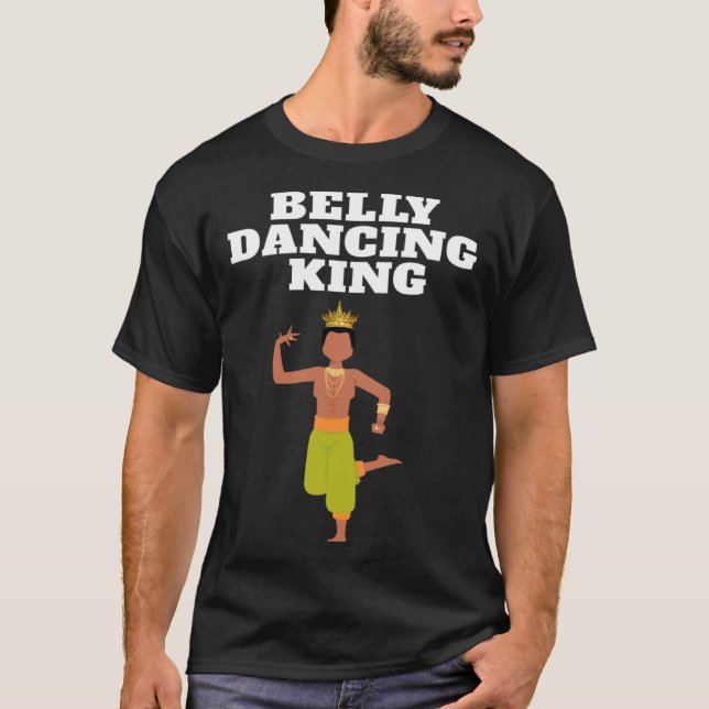 Camiseta Bellydancing King Boys and Mens Bellydancing (Frente)