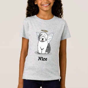Camiseta Belo Angel Old English Sheepdog (Cinza 1) - Bonito
