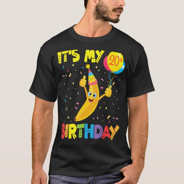 Camiseta Belo Balões de Caras de Banana Feliz Que Você É Me (Frente)