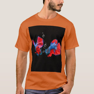 Camiseta Belo Betta Fish Com Bolhas