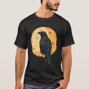 Camiseta Belo "Black Crow Raven Bird Watch". Birds Silho