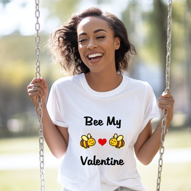 Camiseta Belo Bumble, Meu Namorados Bumble Bees De Cor Leve (Criador carregado)
